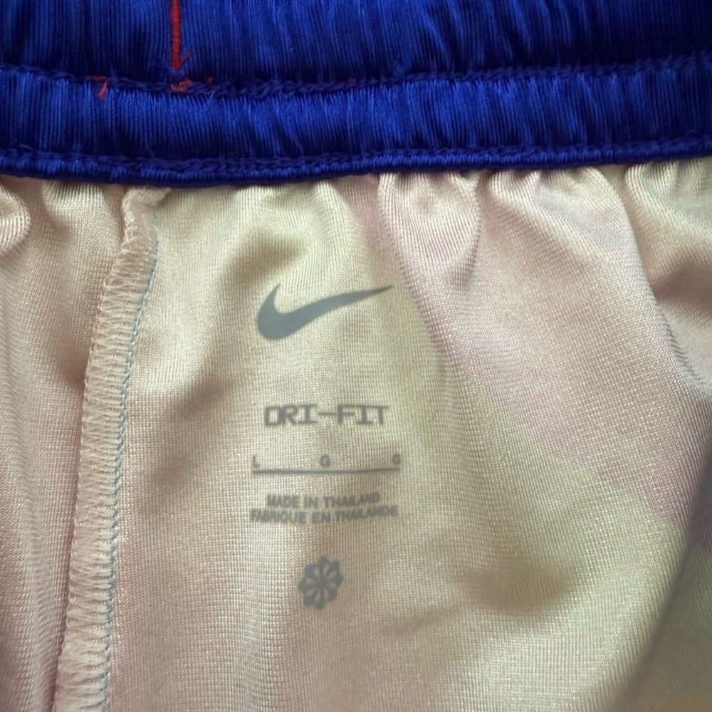 Nike Blue and Cream Dri-FIT Shorts - Picture 3 of 3